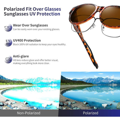 Over Glasses Sun Shades