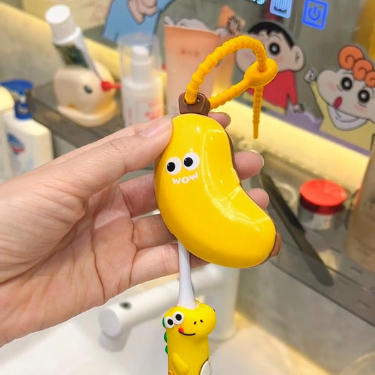 Banana Toothbrush Travel Case