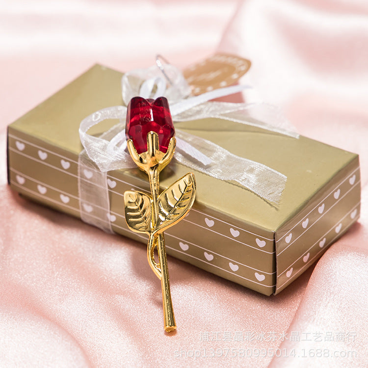 Eternal Love Metal Crystal Rose Timeless Gift