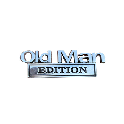 Old Man Edition Car Emblem