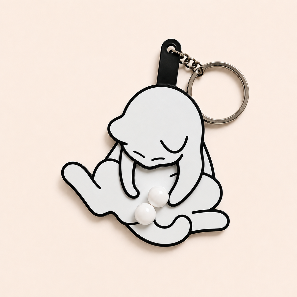 Funny Cat Keychain