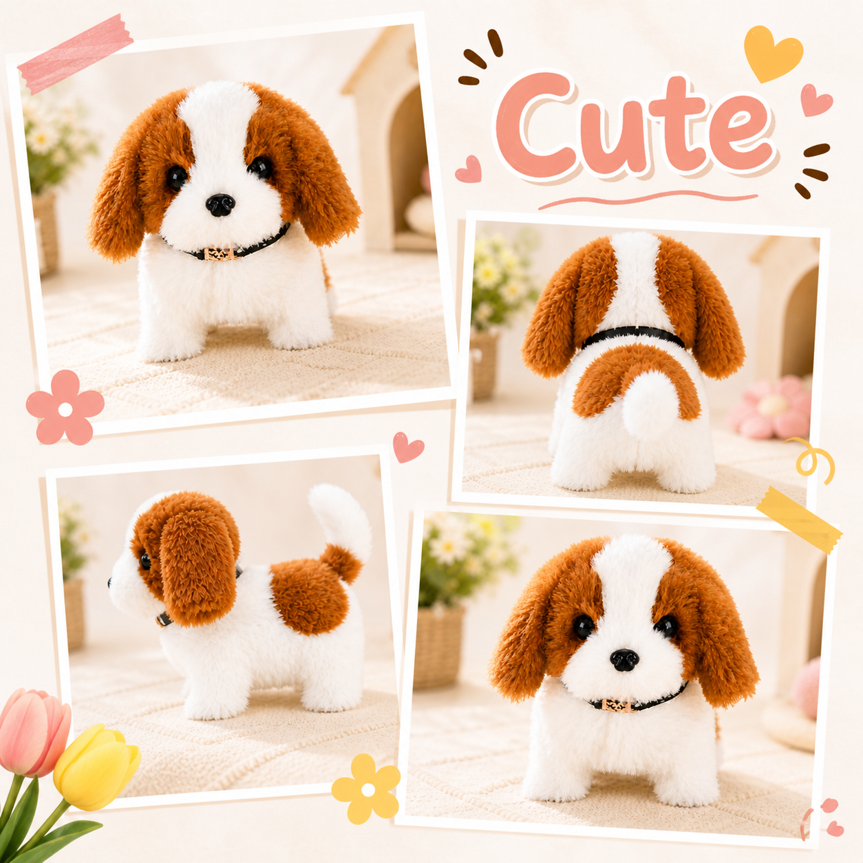 Soft Plush Puppy That Walks and Barks