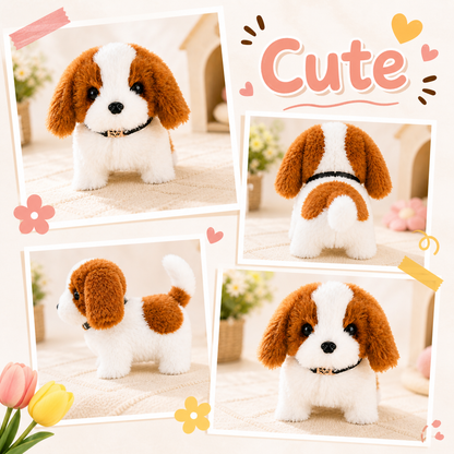 Soft Plush Puppy That Walks and Barks