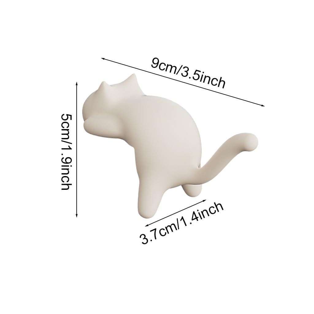Cute Cat Desk Hook – Self Adhesive Table Side Hanger for Bags