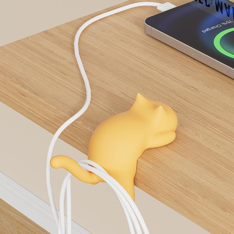 Cute Cat Desk Hook – Self Adhesive Table Side Hanger for Bags