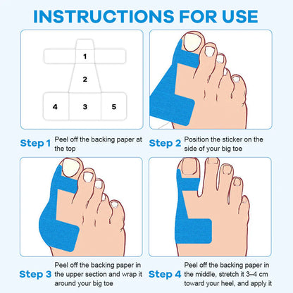 👣Pre-cut Hallux Valgus Corrector Kinesiology Tape