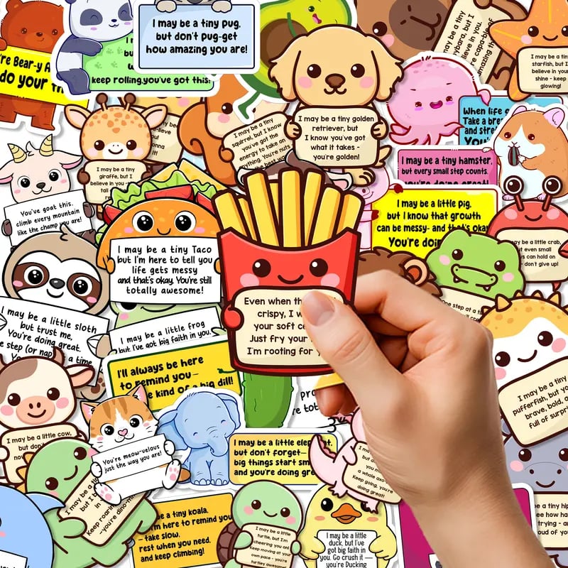 Positive Emotional Support Buddies Stickers
