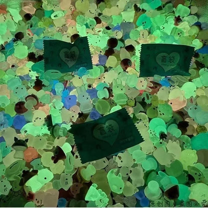 Mini Glow in The Dark Animal Resin Models