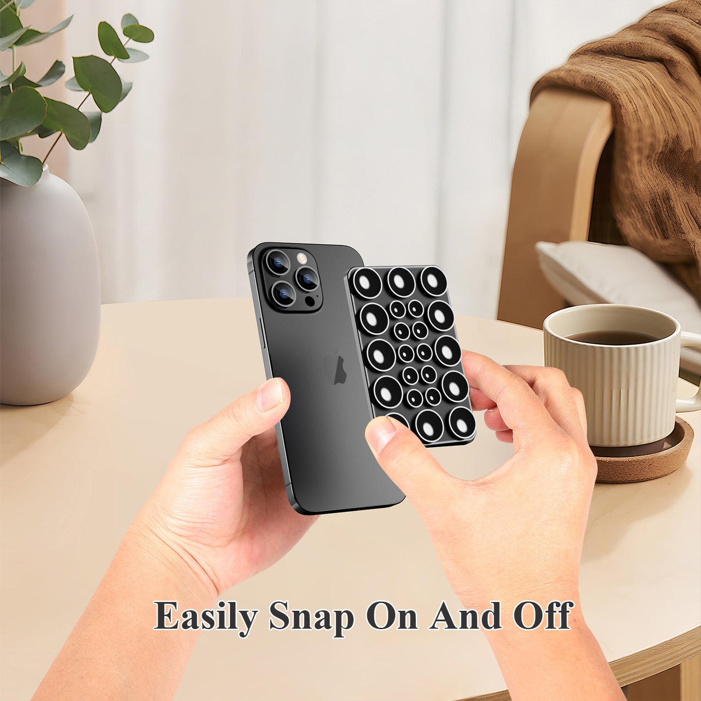 Double-Sided Suction Cup Magnetic Phone Holder