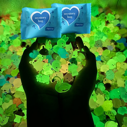 Mini Glow in The Dark Animal Resin Models