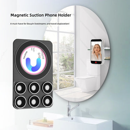 Double-Sided Suction Cup Magnetic Phone Holder