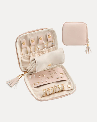 ✨Elegant Travel Jewelry Organizer Pouch with Detachable Compartments