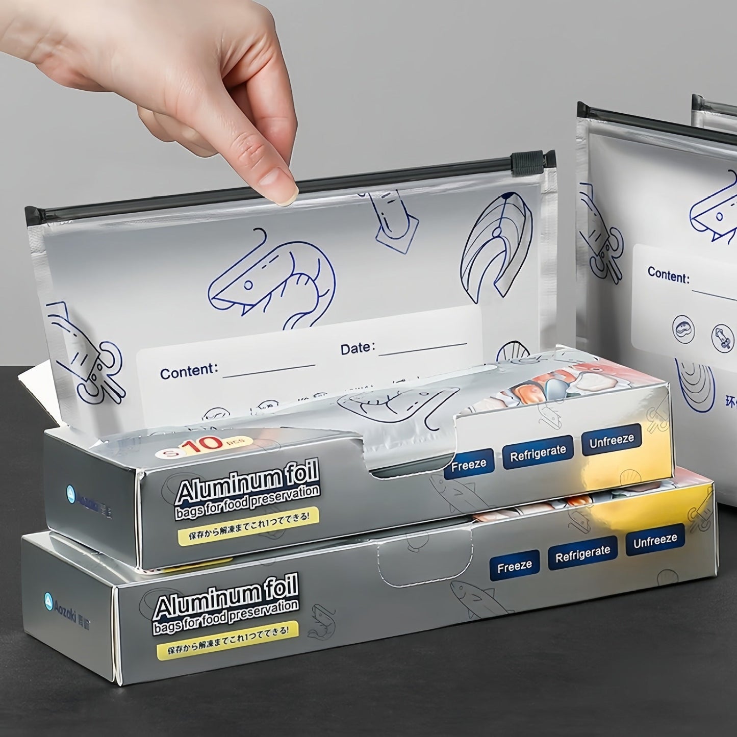 Aluminum Foil Fresh Sealed Bag