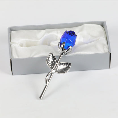Eternal Love Metal Crystal Rose Timeless Gift