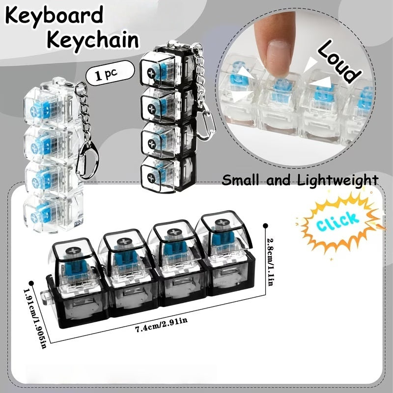 Mechanical Click Board Keychain