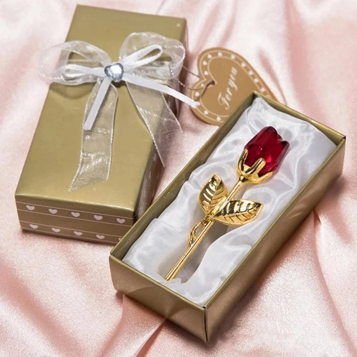 Eternal Love Metal Crystal Rose Timeless Gift