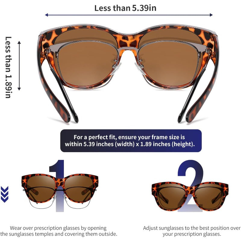 Over Glasses Sun Shades