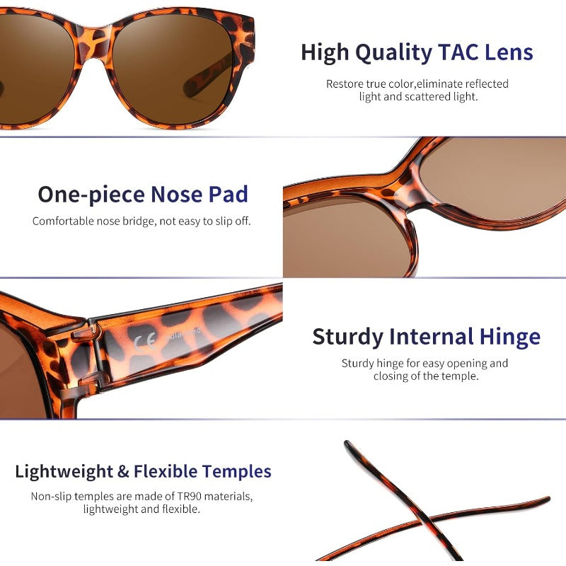 Over Glasses Sun Shades