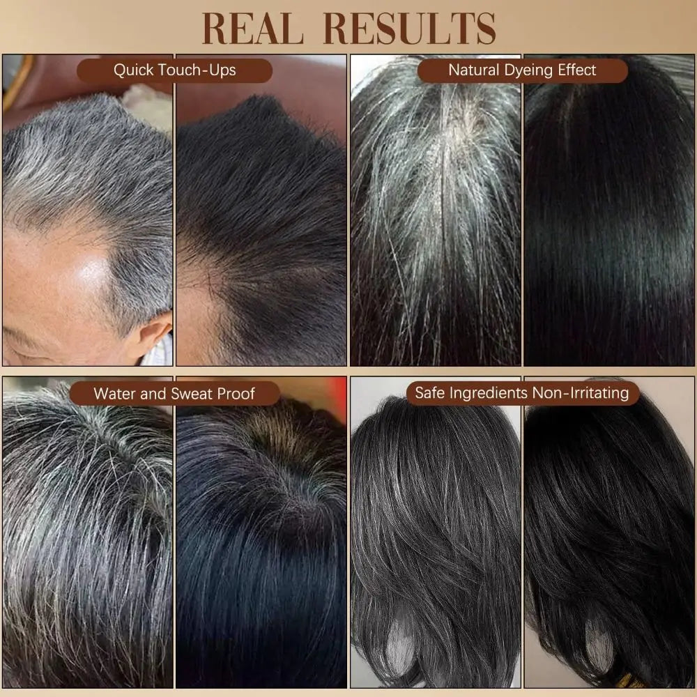2 in 1 Long Lasting + Water Proof Hair Comb Dye Pen