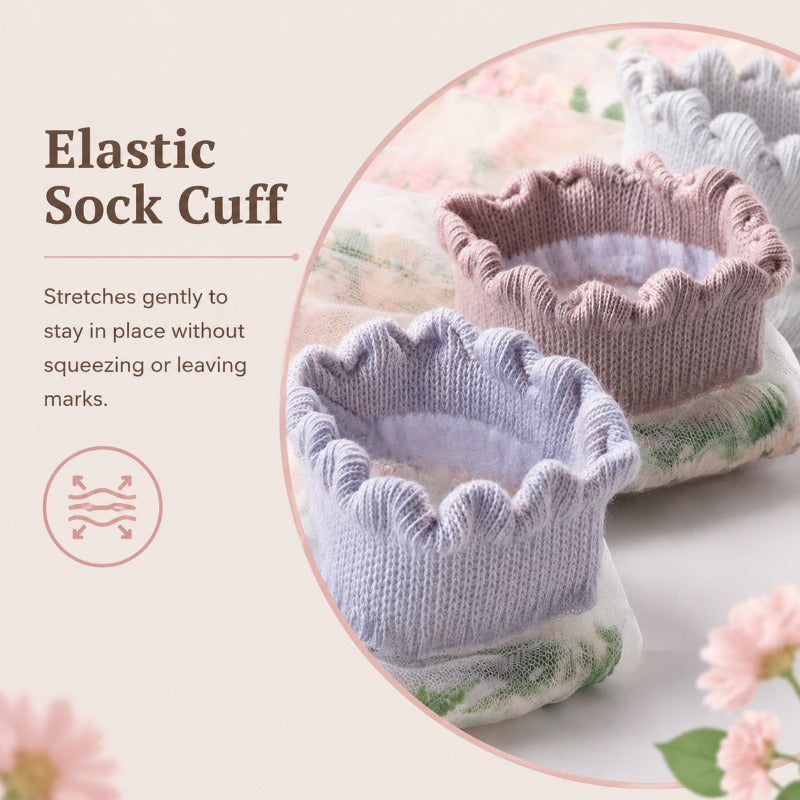 Floral Lace Ankle Socks