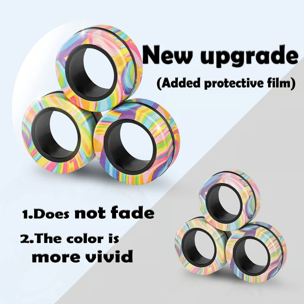 Magnetic Fidget Rings