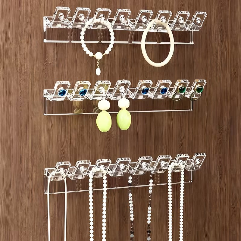 Wall Mount Acrylic Jewellery Organizer Hook