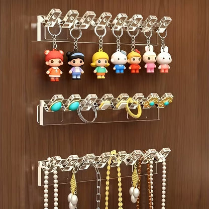Wall Mount Acrylic Jewellery Organizer Hook