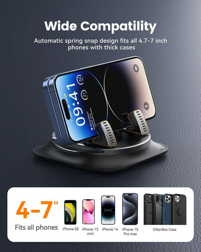 360° Rotating Foldable Phone Holder - Universal Compatibility