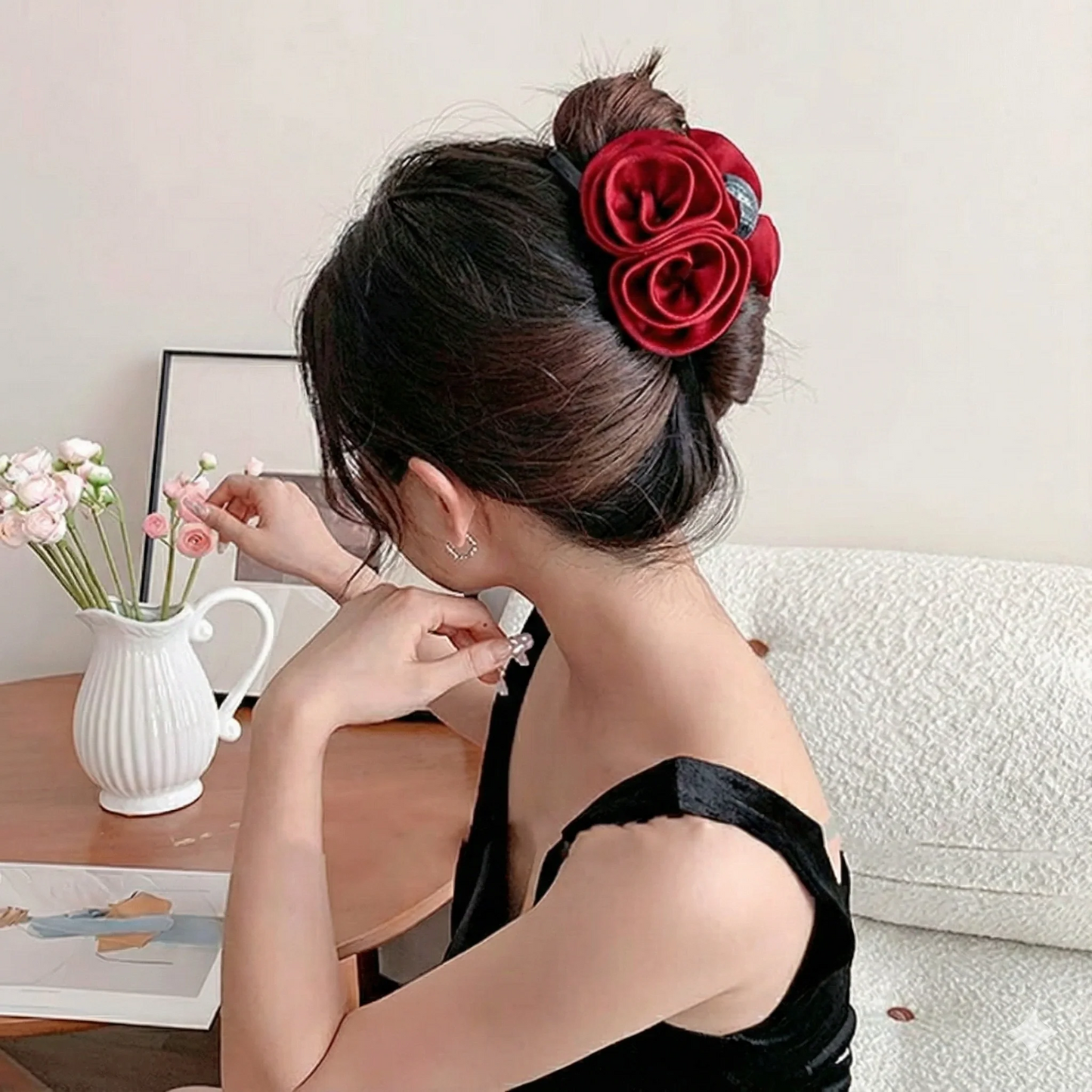 🌹Elegant Rose Hair Clip