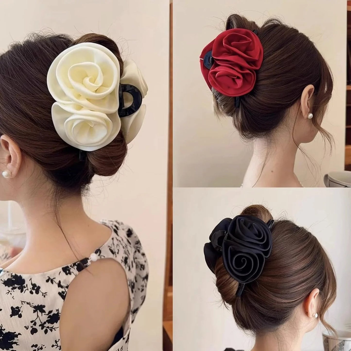 🌹Elegant Rose Hair Clip