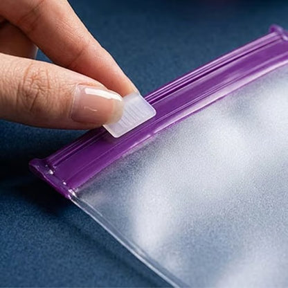 Self-sealing zipper medicine bags