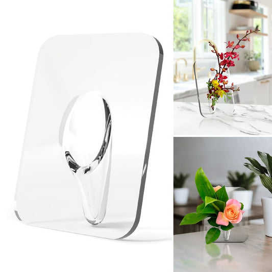 Photo Frame Shaped Clear Acrylic Flower Vase