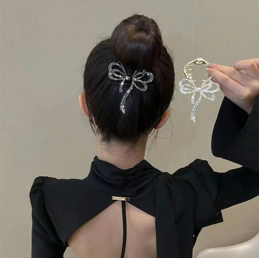 🔥Bow light luxury premium feeling hairpin