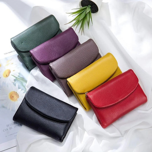 Unisex Pebble Leather Wallet