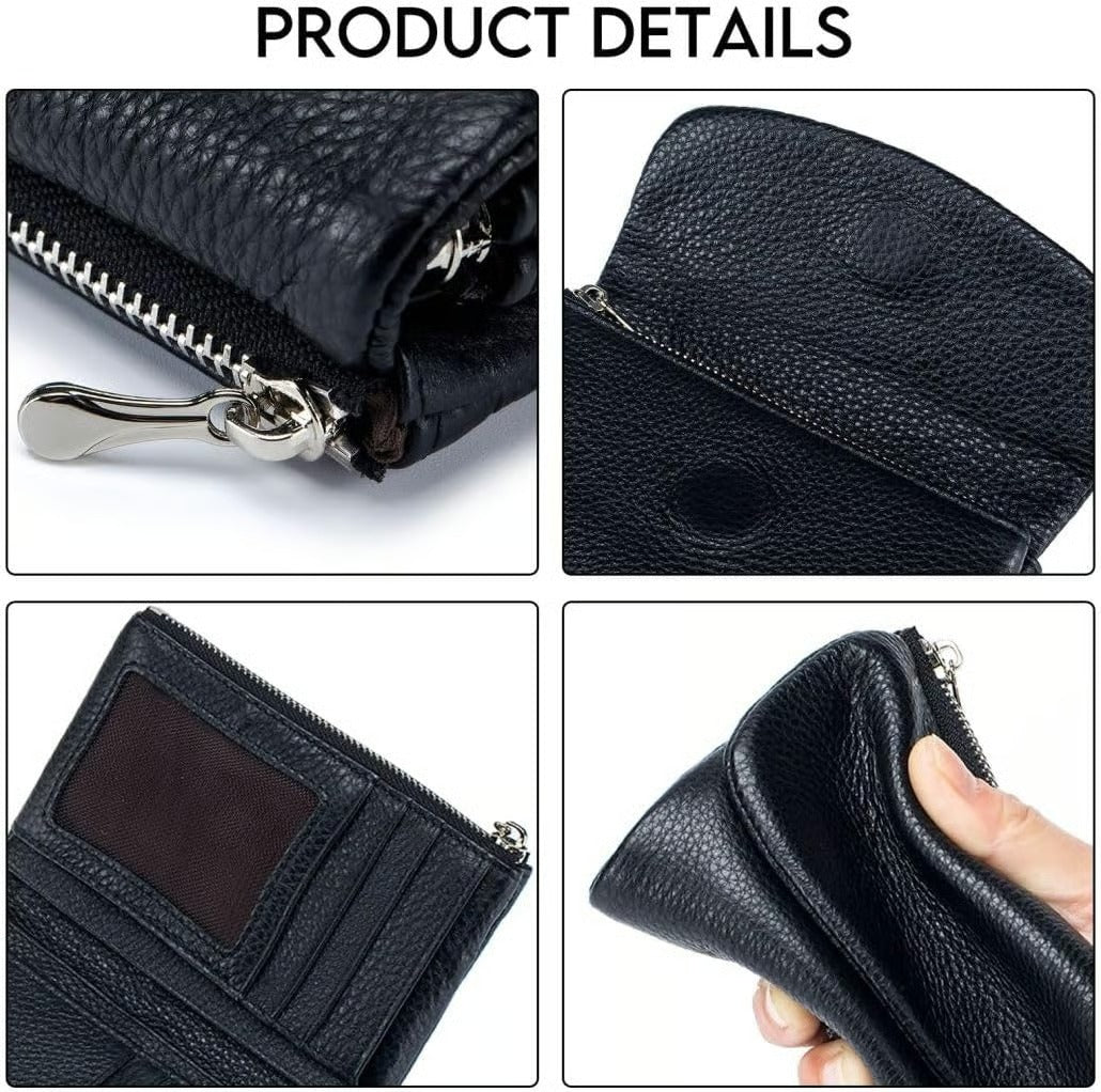 Unisex Pebble Leather Wallet