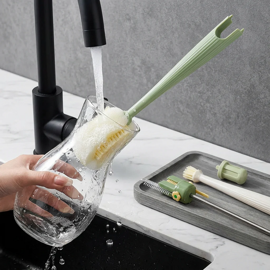 Practical 5-in-1 Bottle Cleaner